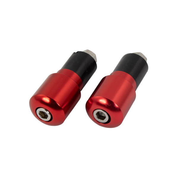 bike it Bike it red 18mm slim bar end weights